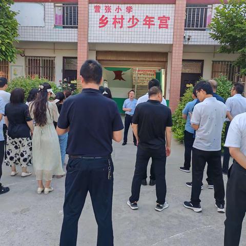 营张小学展雄姿 观摩交流促提升——坡胡镇教育界领导到营张小学观摩交流纪实