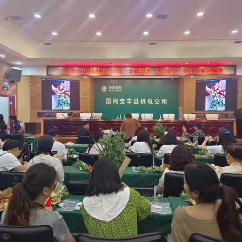 国网宝丰县供电公司开展“粽情拍照，艾草萦香”端午节系列活动