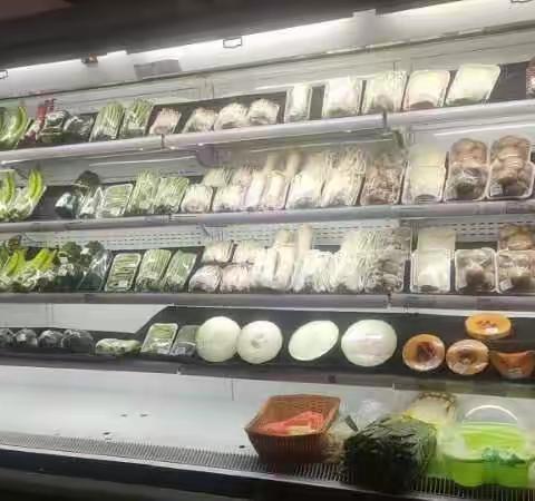 大茅村两委前往三亚农投菜篮子生鲜超市东岸店项目考察