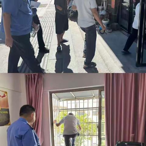 开窗留生 畅通生命通道｜清流县城管大队开展商铺逃生窗专项整治行动