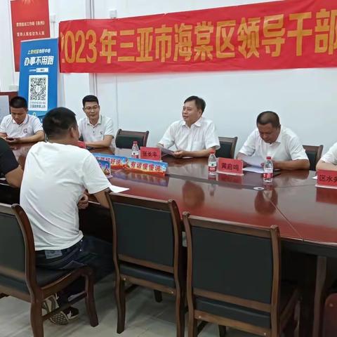 市政府副市长张长丰到海棠区接待群众