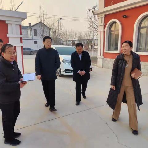 政府副县长杨帆同志到魏县第九中学调研指导