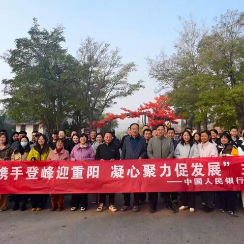 携手登峰迎重阳 凝心聚力促发展 ——石嘴山市分行开展健步登山活动