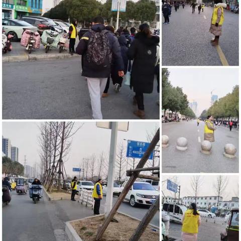 “一路同行 最美守护” 二六班家长执勤最美瞬间