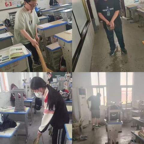 校园环境，由我守护——记大悟县思源实验学校教联体六学部爱国卫生运动