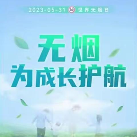 “远离烟草,守护健康”一一程油子乡大豆口小学开展青少年控烟活动