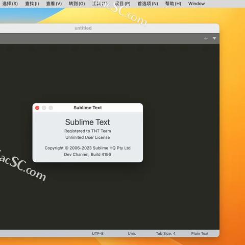 sublime text for Mac注册破解激活 附 详细图文安装激活教程 完美兼容M1