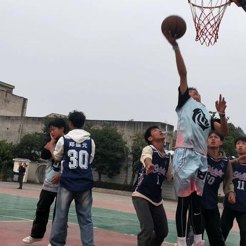 迎“蓝”而上，书写辉煌！ ——黔西市谷里中学冬季篮球赛总决赛