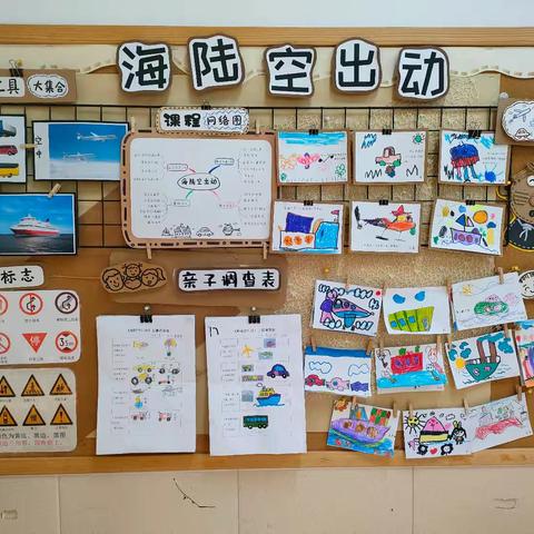 海陆空总动员|徐鼓实幼中一班课程故事