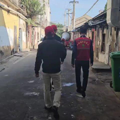 友谊社区开展“烟花炮竹禁燃禁放不放松 安全文明过元宵”宣传活动