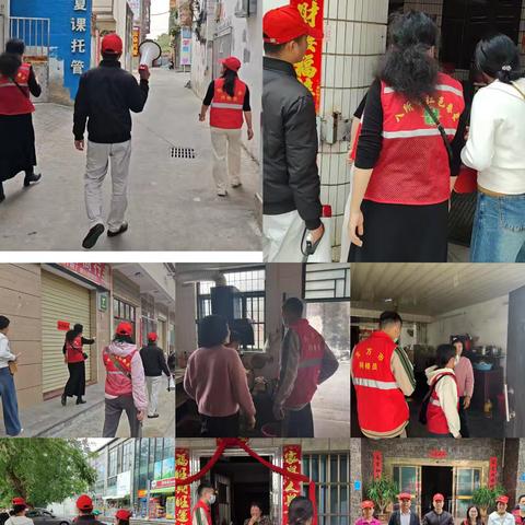 友谊社区开展元宵期间禁止燃放烟花炮竹宣传活动