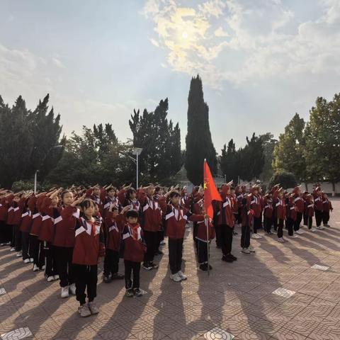 魏家佐小学“争做新时代好队员”少先队入队仪式