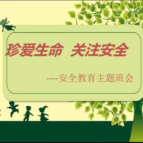 提高学生安全意识  创建平安文明校园 —— 湍河中心校“万名班主任班会课大比武”活动