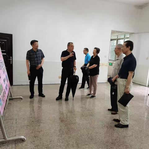 市关工委领导来淮安区调研指导工作