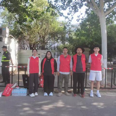 护航青春梦想 凝聚志愿力量——北园街道柳行、霞侣市、明湖东社区开展2025年“护航中考”志愿服务活动暨6月份主题团日活动