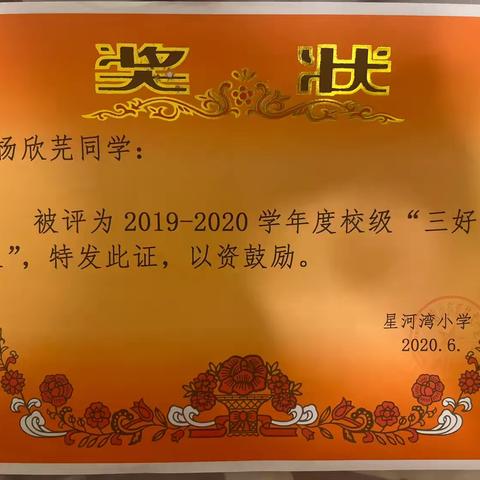 星河湾启航少年-杨欣芫