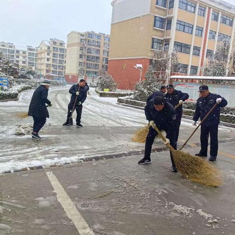 积雪早日清，行人步履轻——北姜庄社区开展扫雪志愿活动