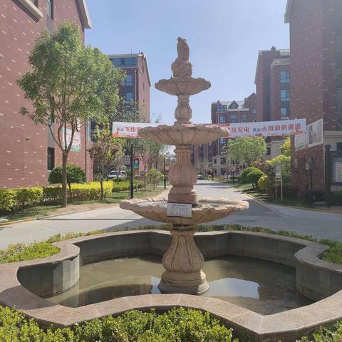 小区喷泉开启温馨提示