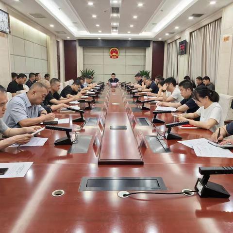 市领导席晓攀召开“六五”环境日宣传活动安排部署会议