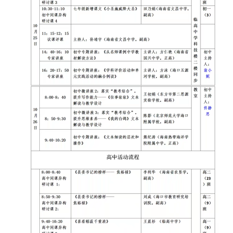 采他山之石以攻玉，纳名家之长以厚己——海南省黄金玉中学语文卓越教师工作室研修活动之高中部篇