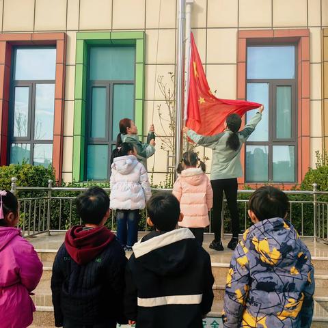 《预防冬季传染病》——丛台区第二幼儿园主题升旗仪式