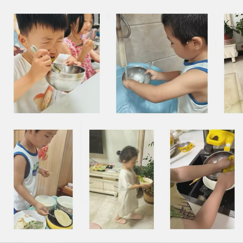 “慧”自理 “悦”生活——经开区中心幼儿园小四班暑假活动