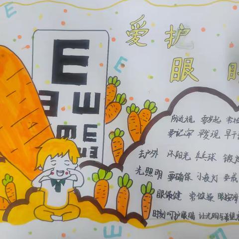 “爱护眼睛，点亮未来”—三（10）中队全国爱眼日主题活动
