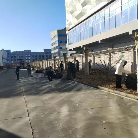 清理枯枝落叶，排除安全隐患--北环公司处理库区内枯枝树叶问题