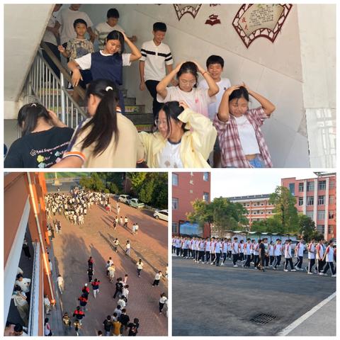 筑牢安全防线，守护校园平安——万年县第四中学应急逃生与消防演练纪实