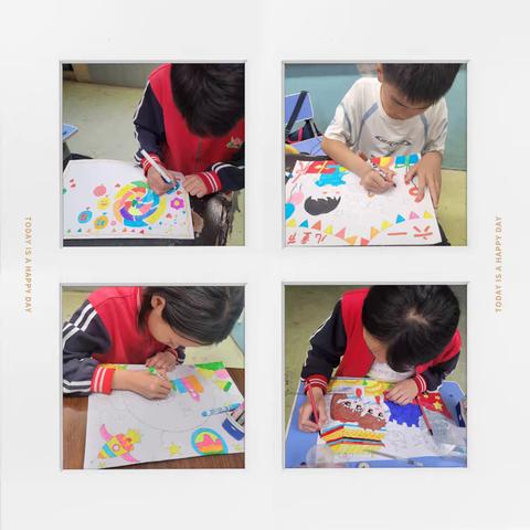 吴城寄宿制小学“童心飞扬 童享欢乐”六一书画展