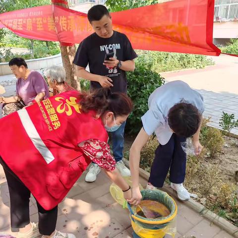 我们的节日.端午节 华南社区开展至“扇”至“美”传承漆扇非遗制作活动