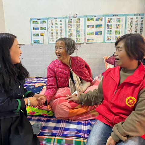 爱满金秋 重阳敬老 ｜官道镇开展百岁老人慰问活动