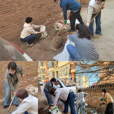 清理垃圾除隐患，共建文明新家园