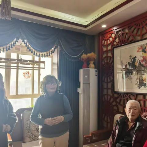 年画传情暖老兵 健康守护忆峥嵘——漳浒寨街道化工坊社区慰问抗美援朝老兵