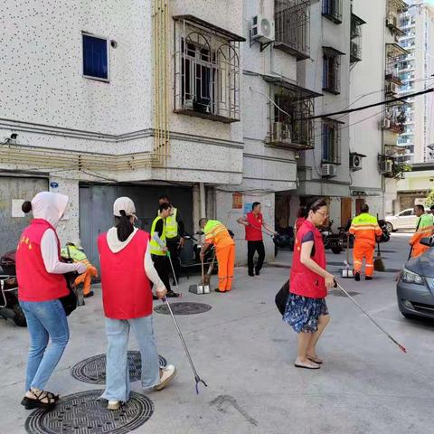 【台江区上海街道】烈日下的坚持—“护河爱水 清洁家园”上海在行动