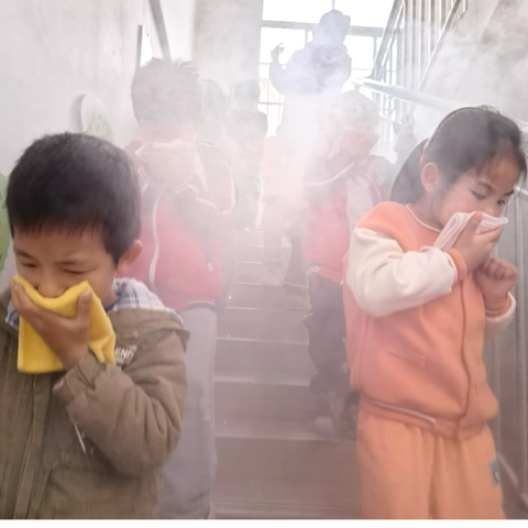 消防润童心，安全伴“童”行——山心镇中心幼儿园应急消防疏散演练活动