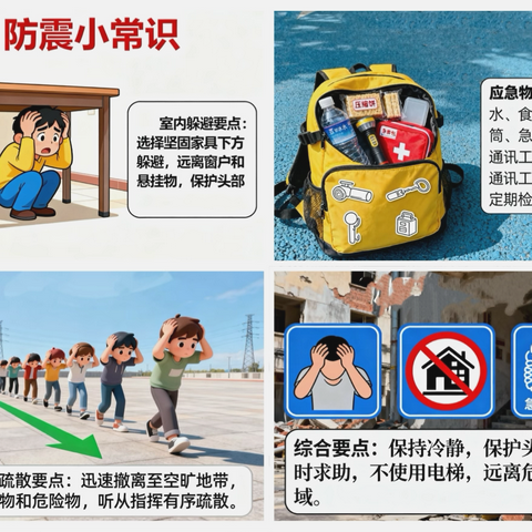 山心镇中心幼儿园防震疏散演练活动