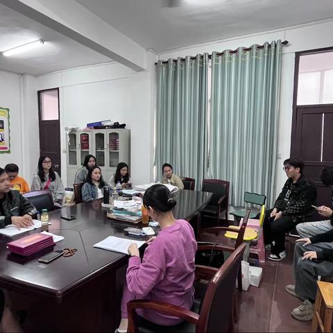 海口市琼山中学初中部2023–2024学年度第一学期艺术组科组会议及实习教师总结大会（12周）