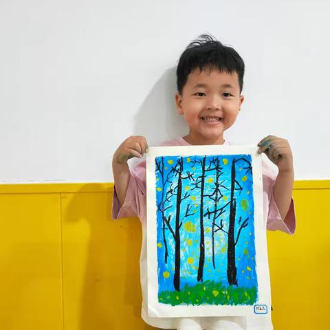 油画棒:《仲夏之夜》