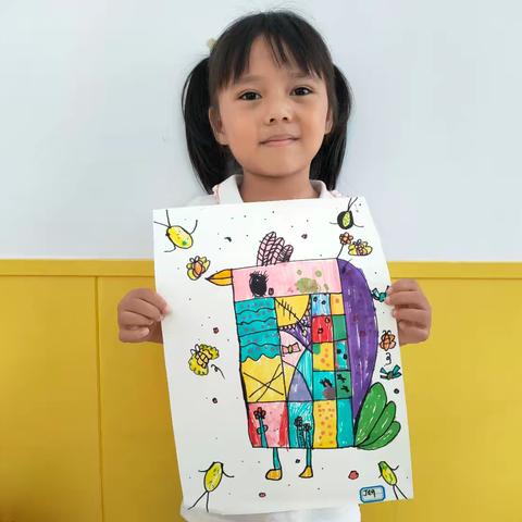 创意画:《懒惰鸟》