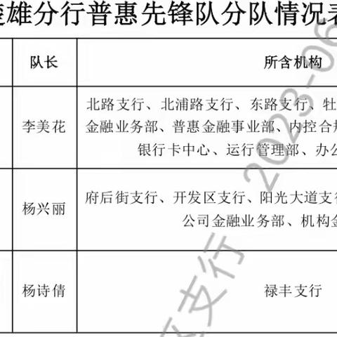 楚雄分行2023年“工银普惠行”青年先锋行动、“青年乡村行”专项行动活动简报（第一期）