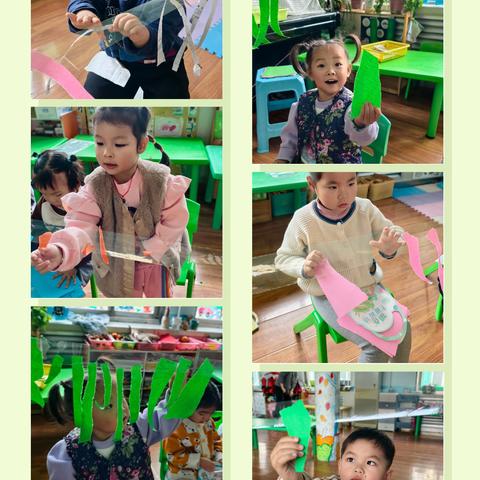 有趣的纸条--西岗镇中心幼儿园柴里矿区小班社团活动10.23