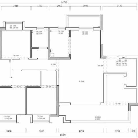 【麓谷城市公园—143平】平面设计分析