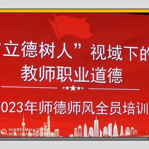 立德树人 铸魂育人——禹门河幼儿园师德师风专项培训（二）