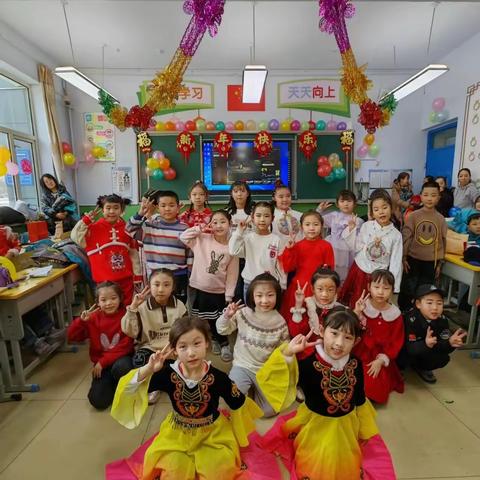 九卜树小学二（1）班 迎新年庆元旦联欢会