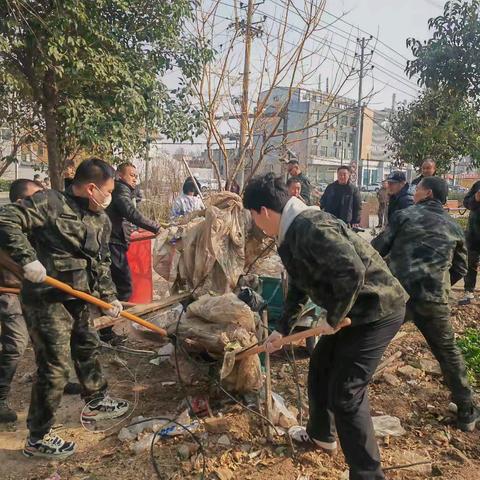 苏曹乡刘二庄社区开展“春季环境大整治 美好家园大提升”志愿活动