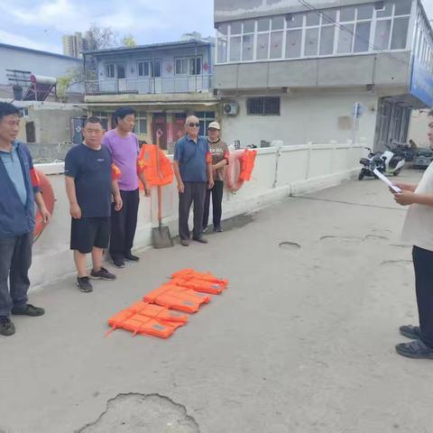 【双争有我 多彩丛台】苏曹乡刘二庄社区开展防汛演练