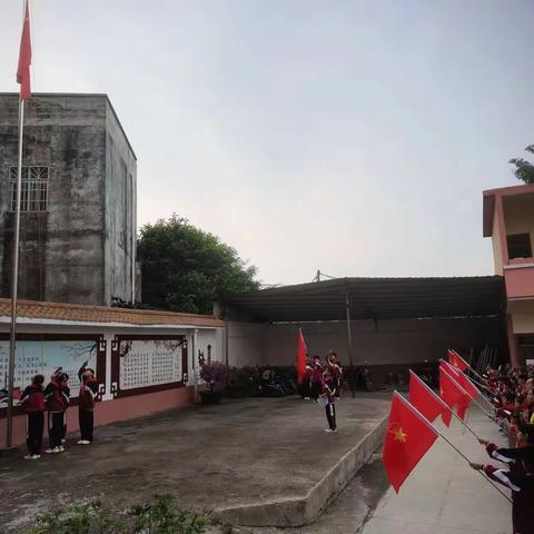 党建引领——“争做新时代好队员”宾阳县黎塘镇吴江小学建队日活动