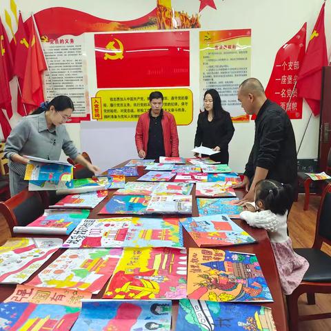 国防在心中，共筑强国梦——毛阳中心学校学生绘画评比活动