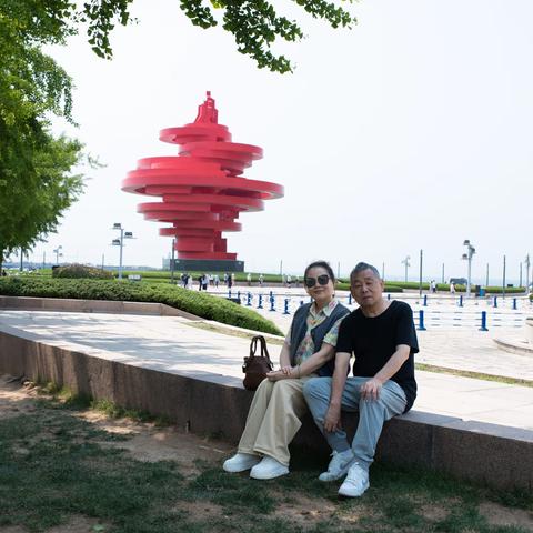青岛五四广场、栈桥、海愽
